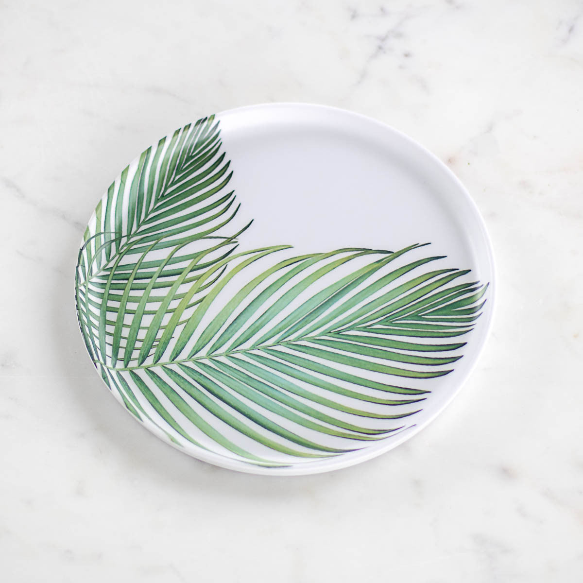 Tobago Palm Melamine Plate