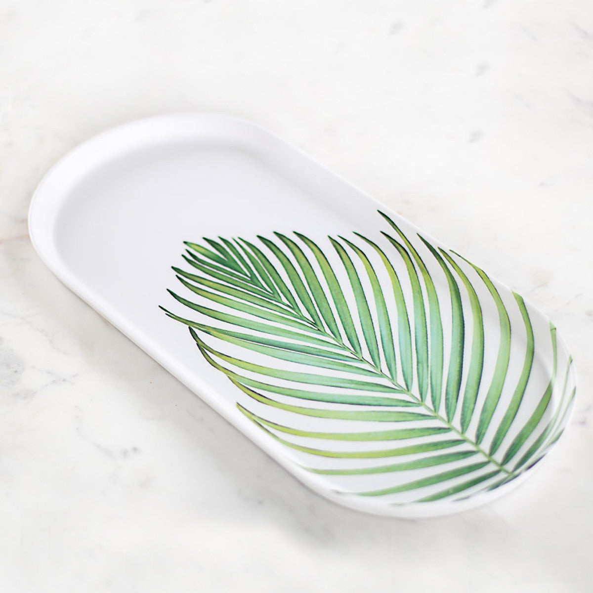 Tobago Palm Melamine Platter