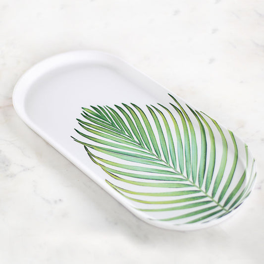 Tobago Palm Melamine Platter