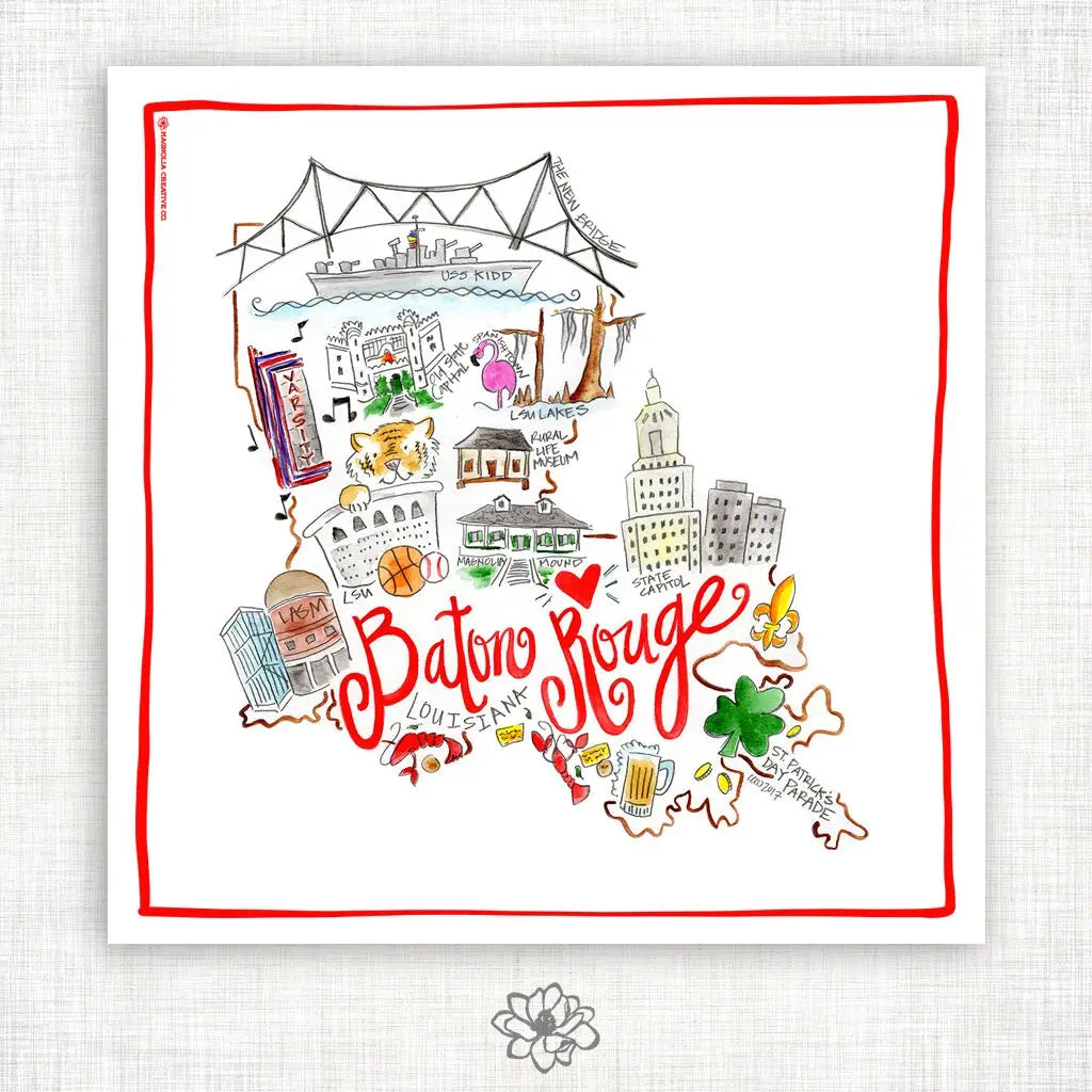 Baton Rouge Kitchen Towel