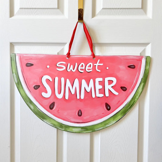 Sweet Summertime Watermelon Door Hange