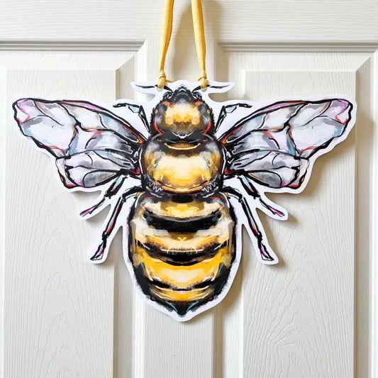 Bee Door Hanger - New Orleans Spring Summer Outdoor Decor