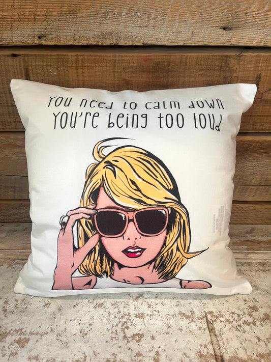 Taylor Swift Pillow (Insert Included)