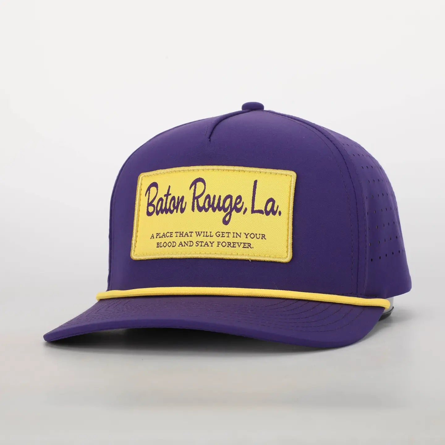 Baton Rouge, La Rope Hat with Patch