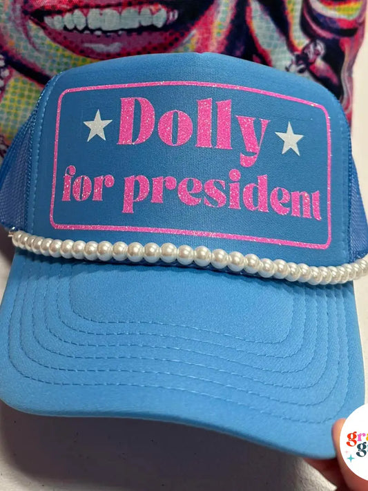 Dolly For President Trucker Hat