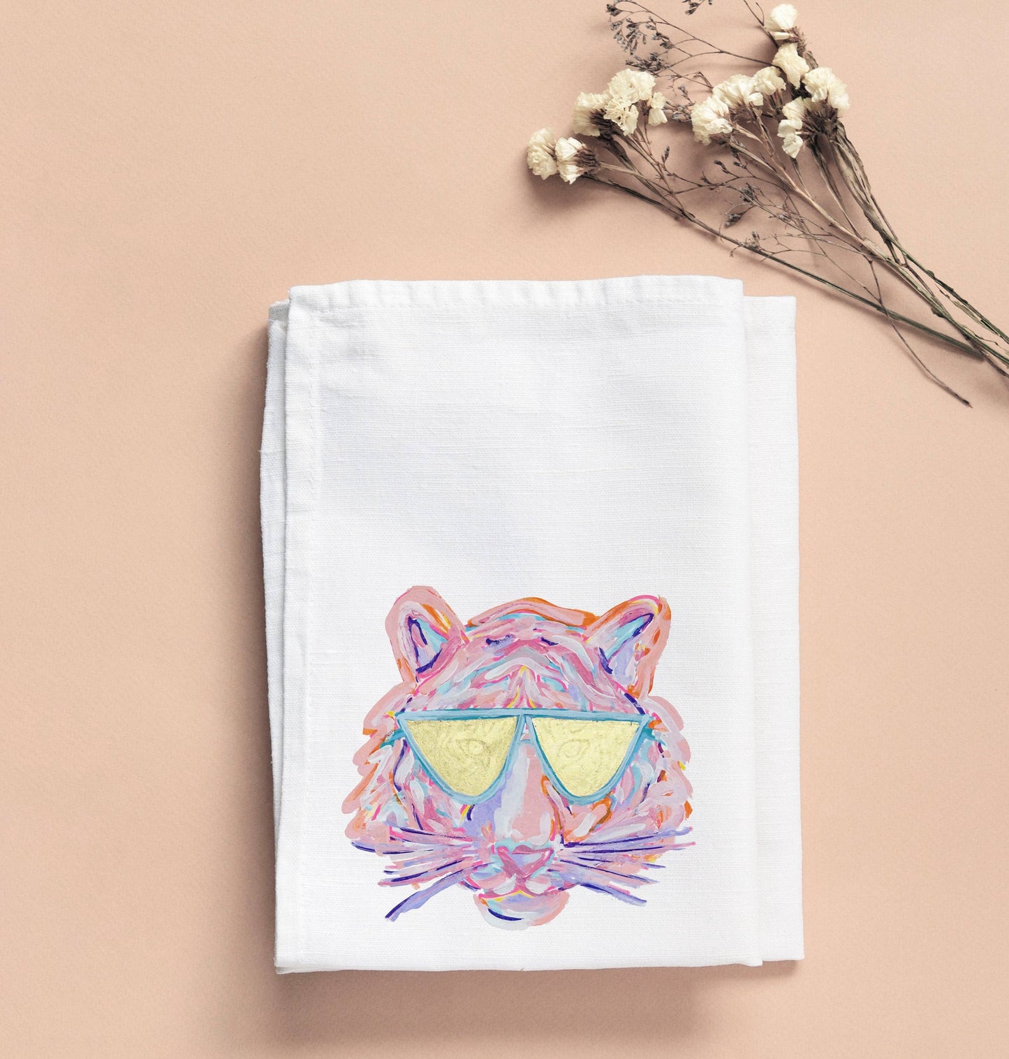 FUN TIGER TEA TOWEL