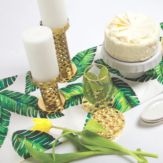 Botanical Leaf Table Runner