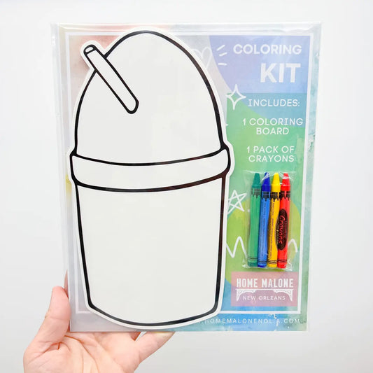 Sno-Ball Coloring Kit - New Orleans Summer Kid's Activity
