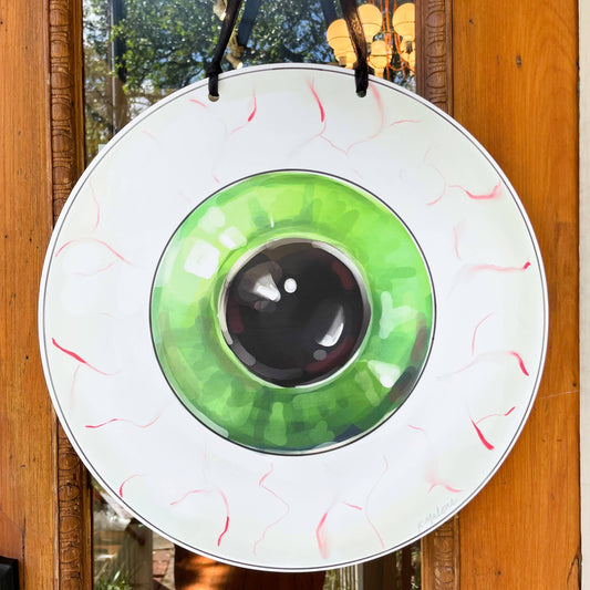 Spooky Eyeball Door Hanger - Halloween Outdoor Decor